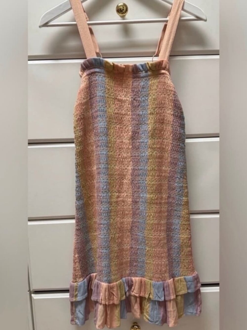 Pastel Rainbow Ruffle Mini